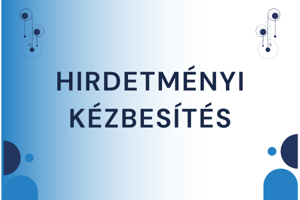 Hirdetményi kézbesítés felirat